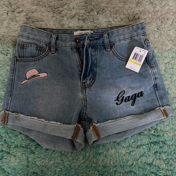 lady gaga jean shorts - Picture 1 of 2